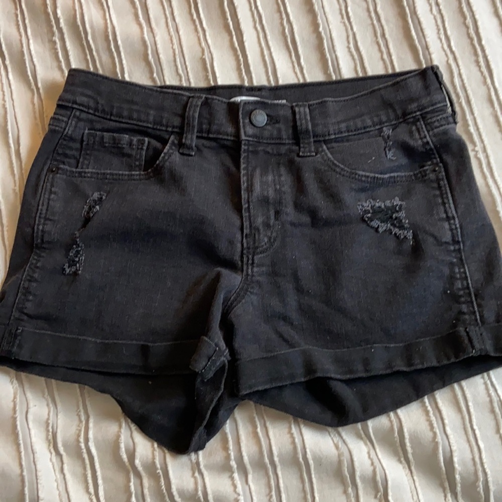 Old navy black jean shorts
